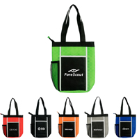 WAVE ZIPPER LUNCH TOTE